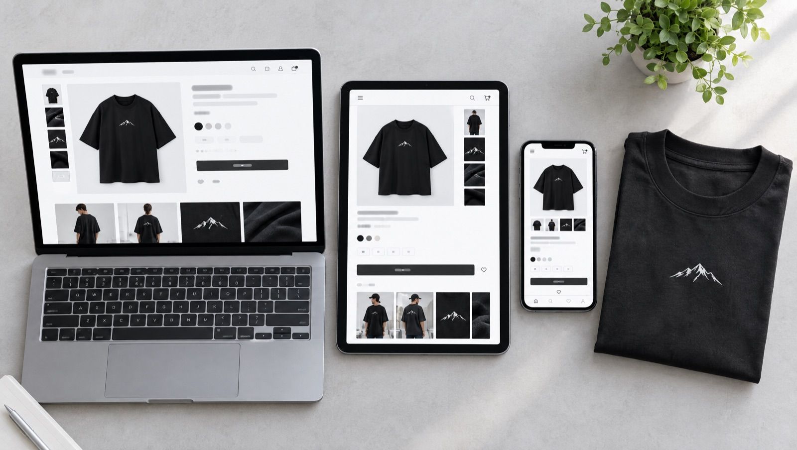 Ein Design, alle Shops: So verkaufst du auf Shopify, Etsy, WooCommerce und TikTok Shop mit KI