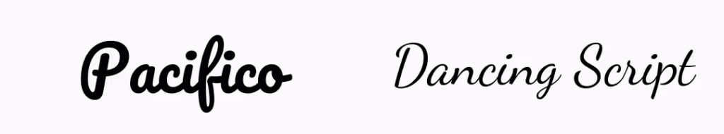 Polices script