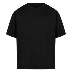 T-shirt oversize noir, recto